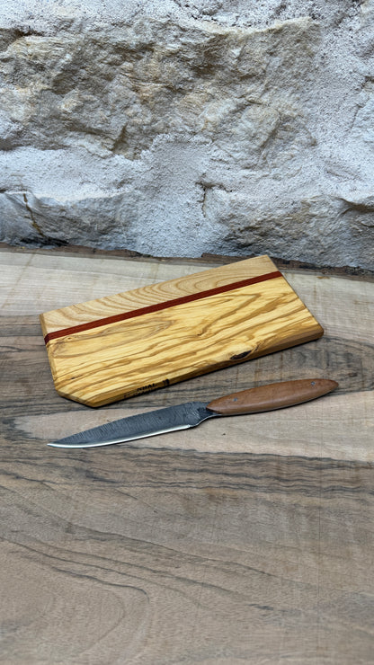 Coffret planches à saucisse et couteaux