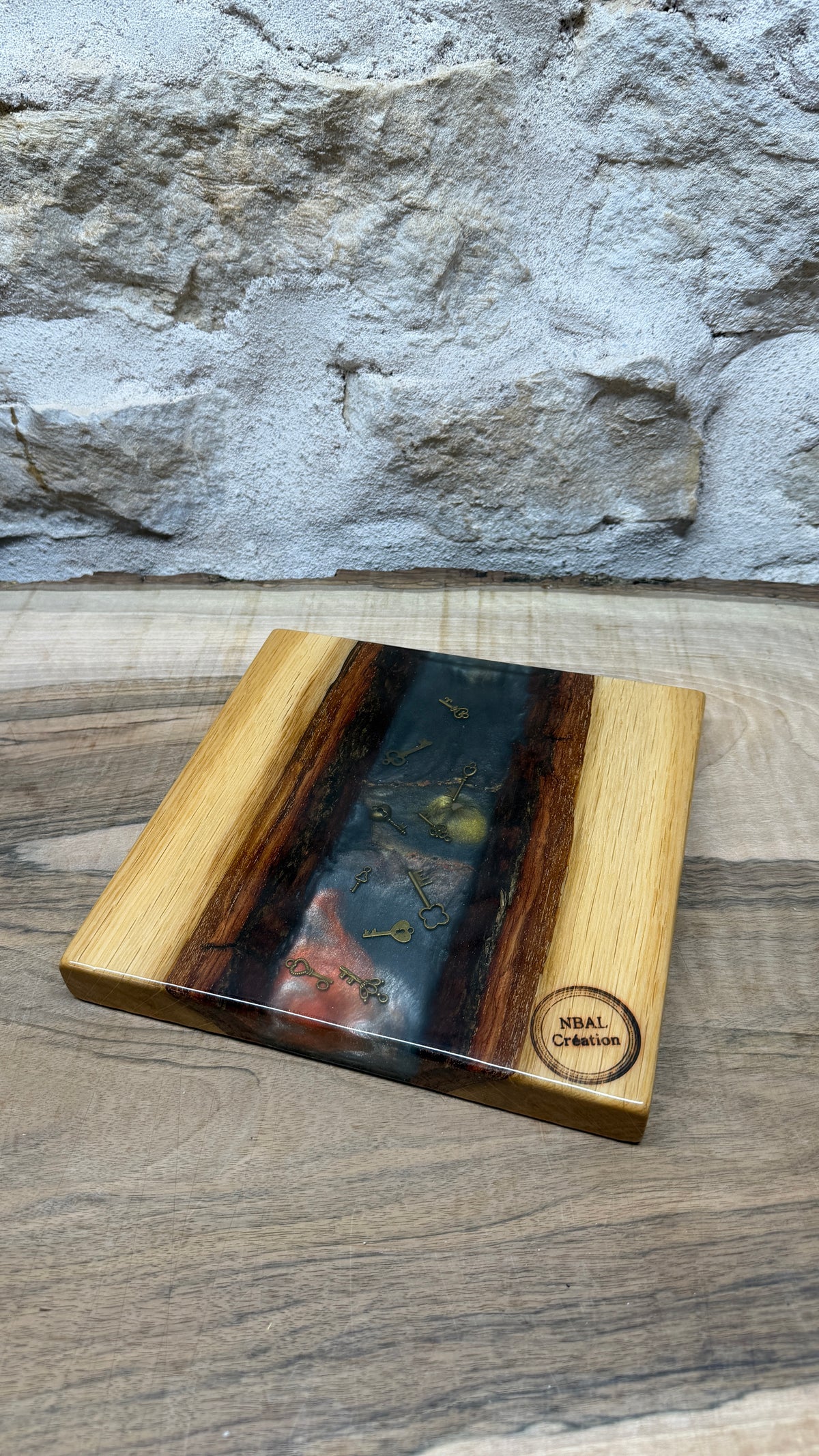 Dessous de plats incrustations