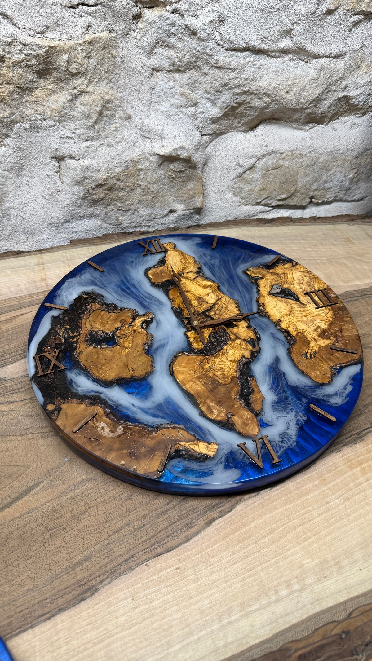 Horloge effet mer