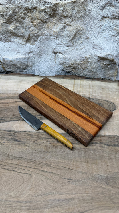 Coffret planches à saucisse et couteaux