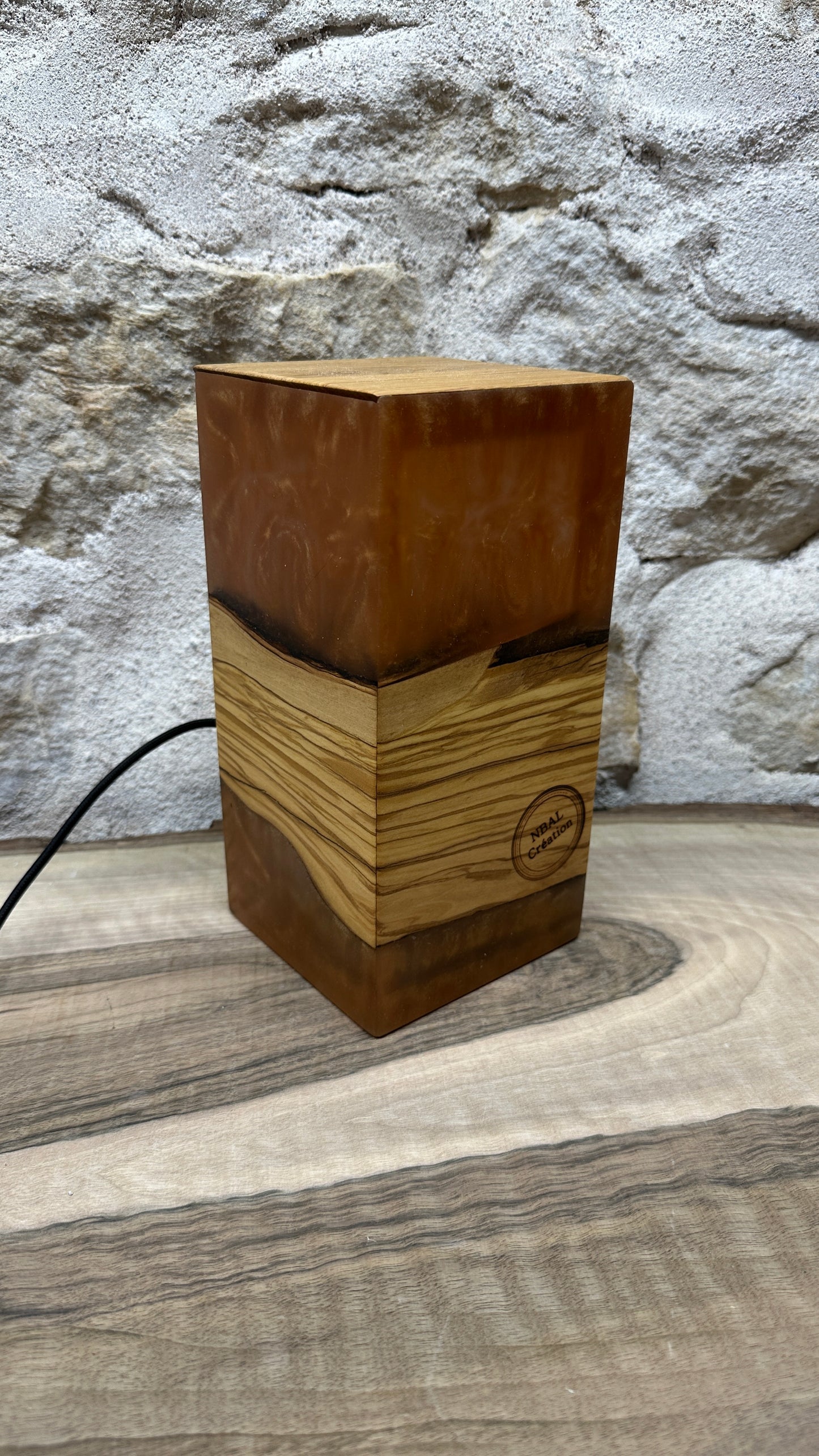 lampe Olivier/résine époxy