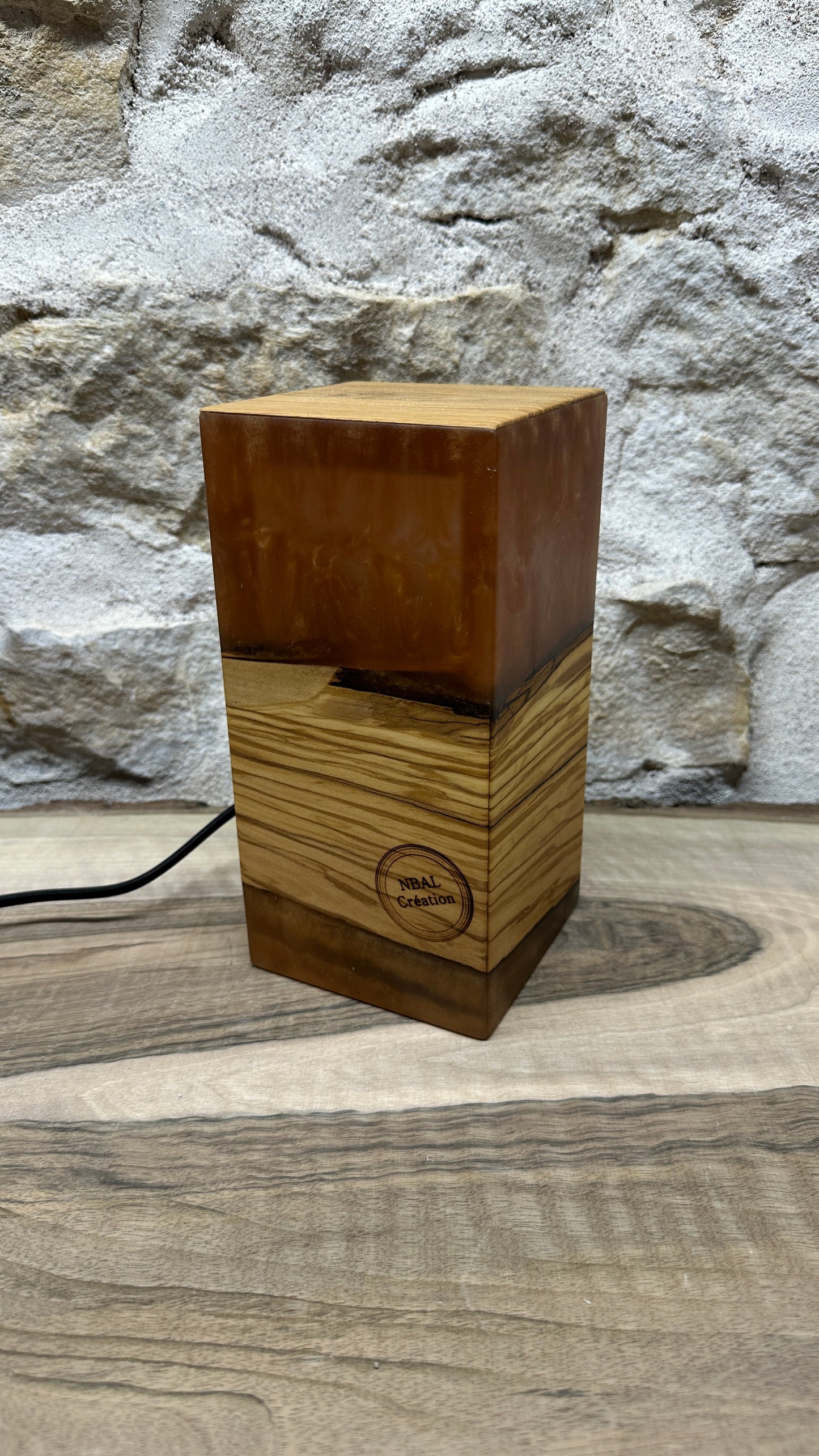 lampe Olivier/résine époxy