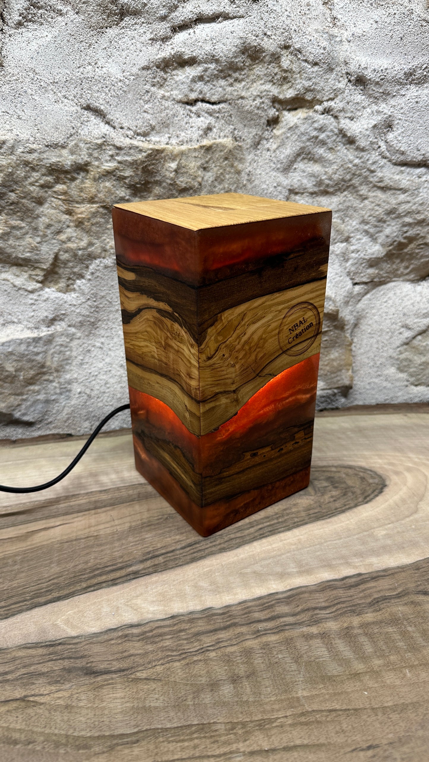 lampe Olivier/résine époxy