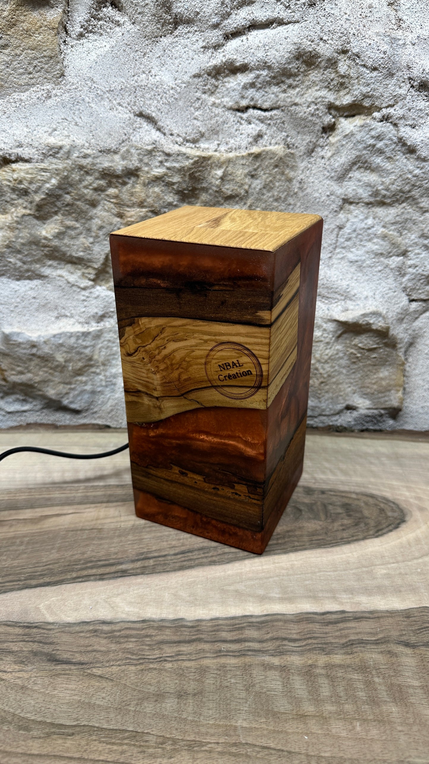 lampe Olivier/résine époxy