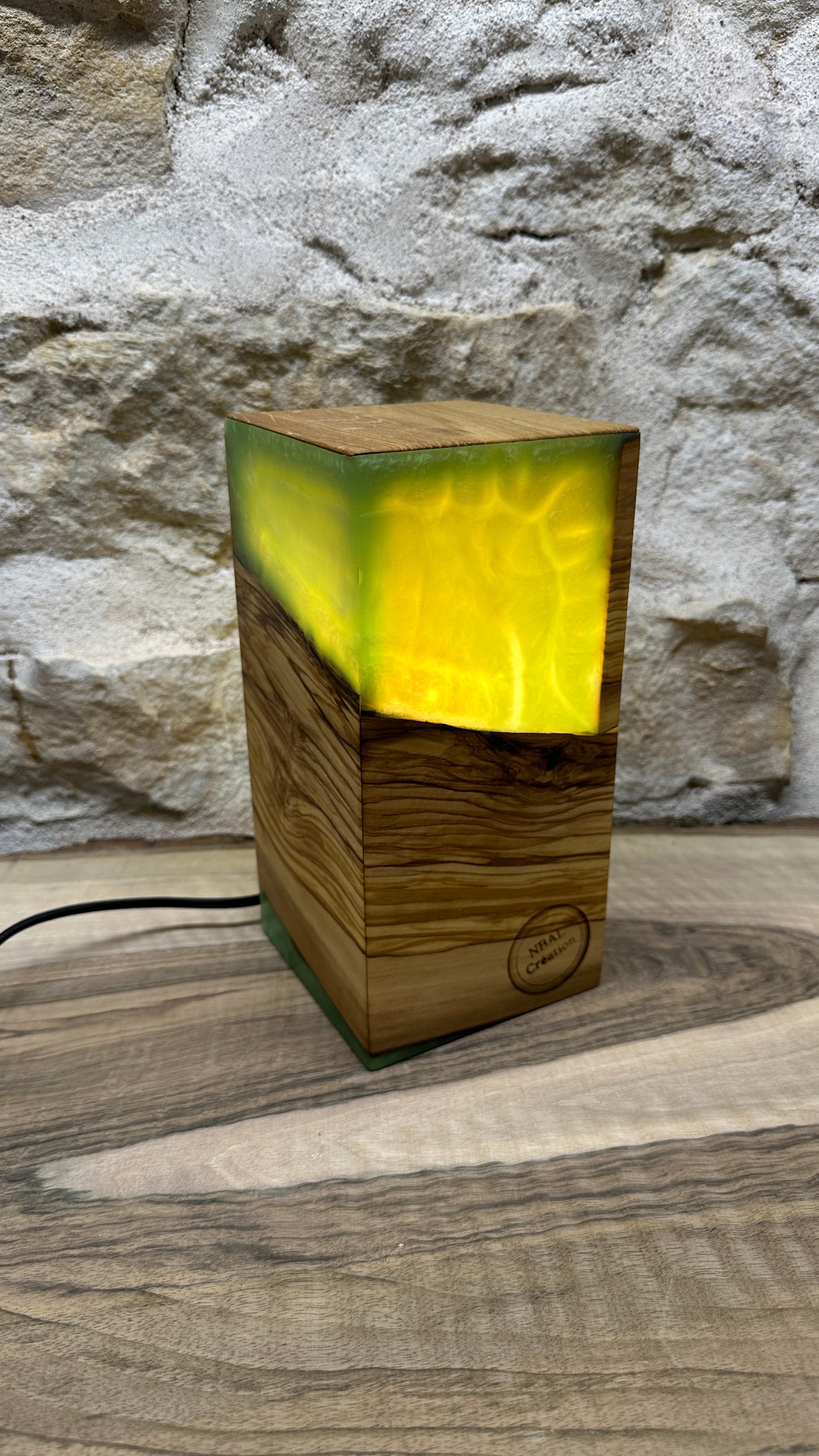 lampe Olivier/résine époxy