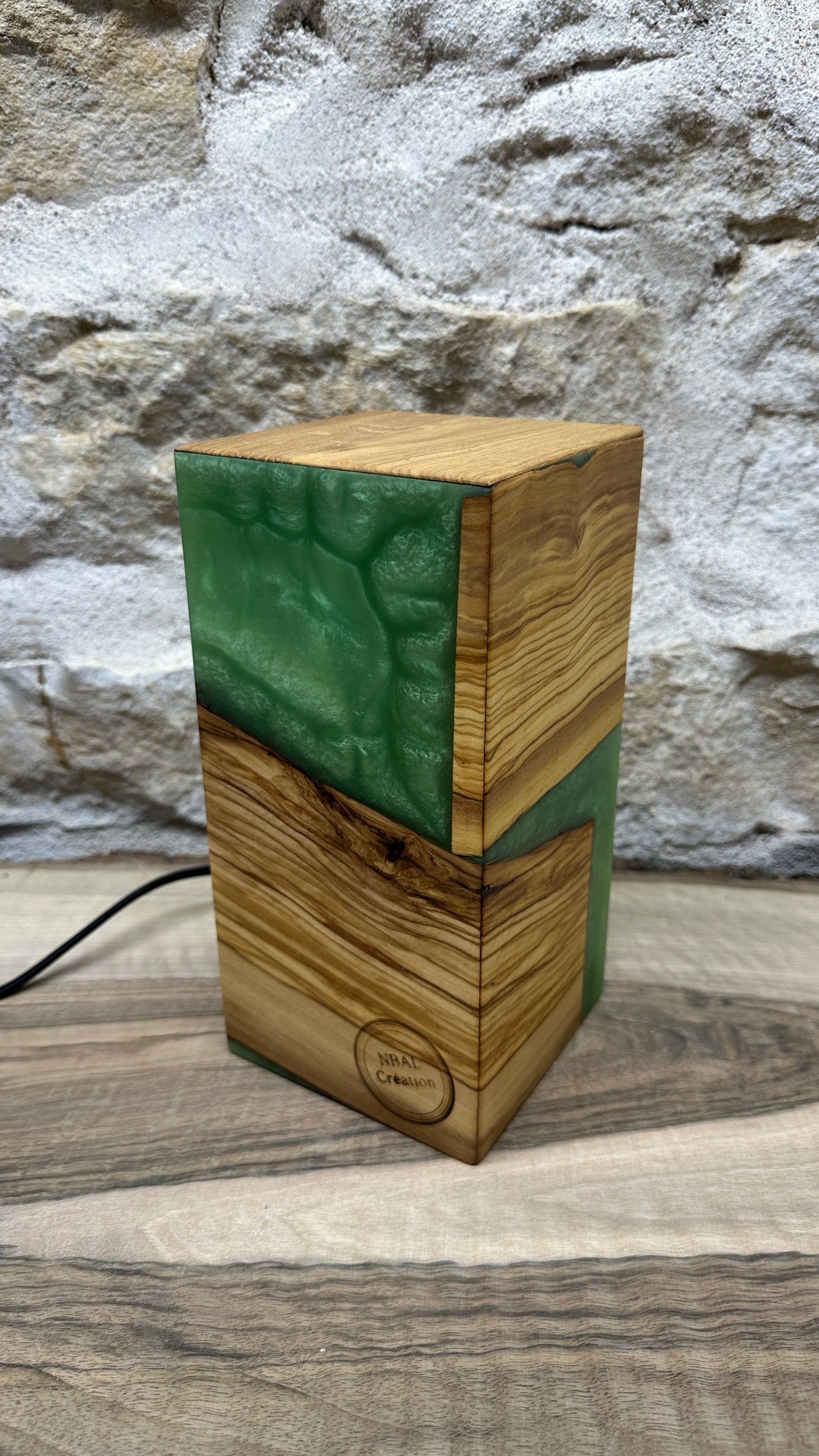 lampe Olivier/résine époxy