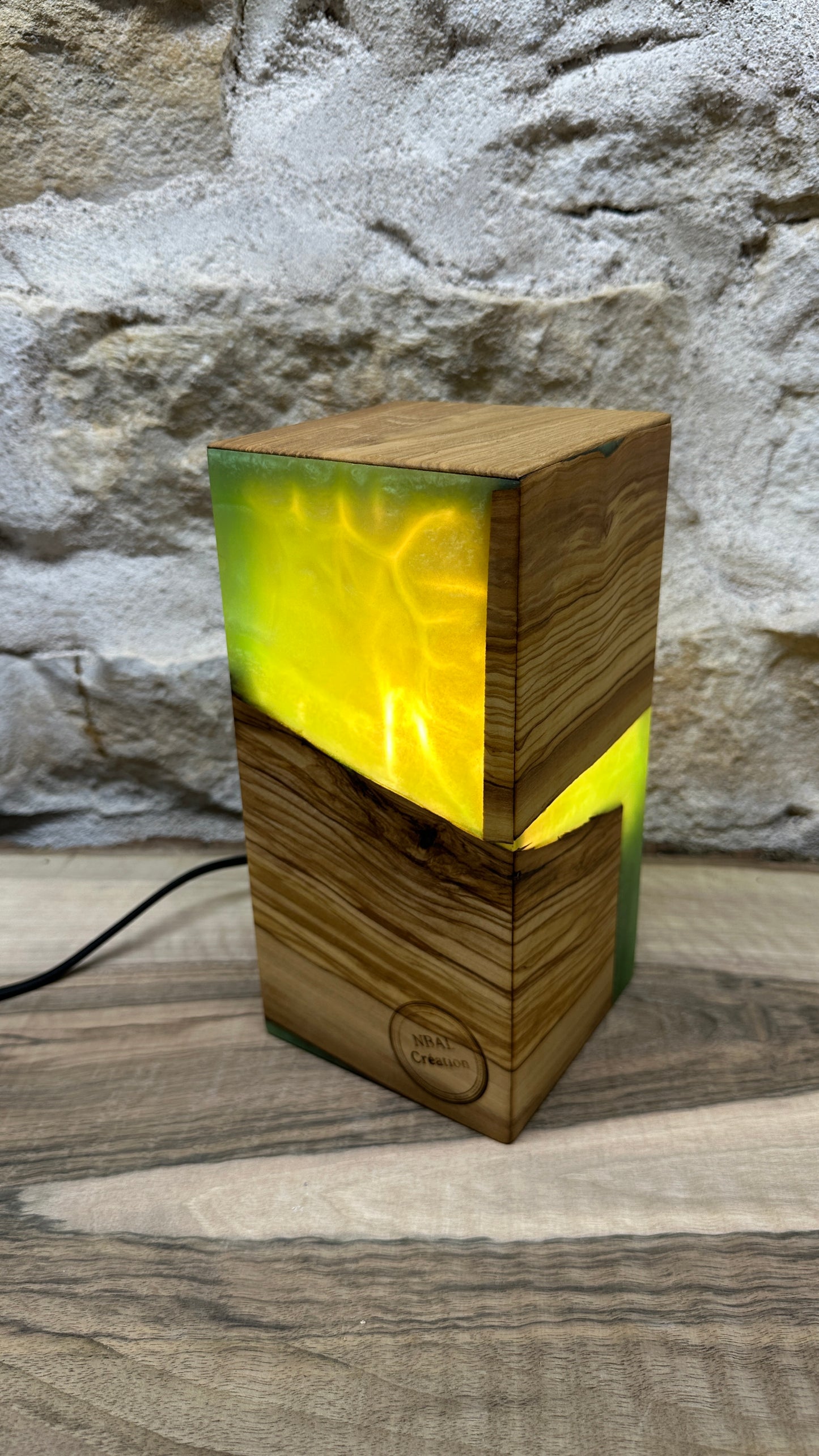lampe Olivier/résine époxy