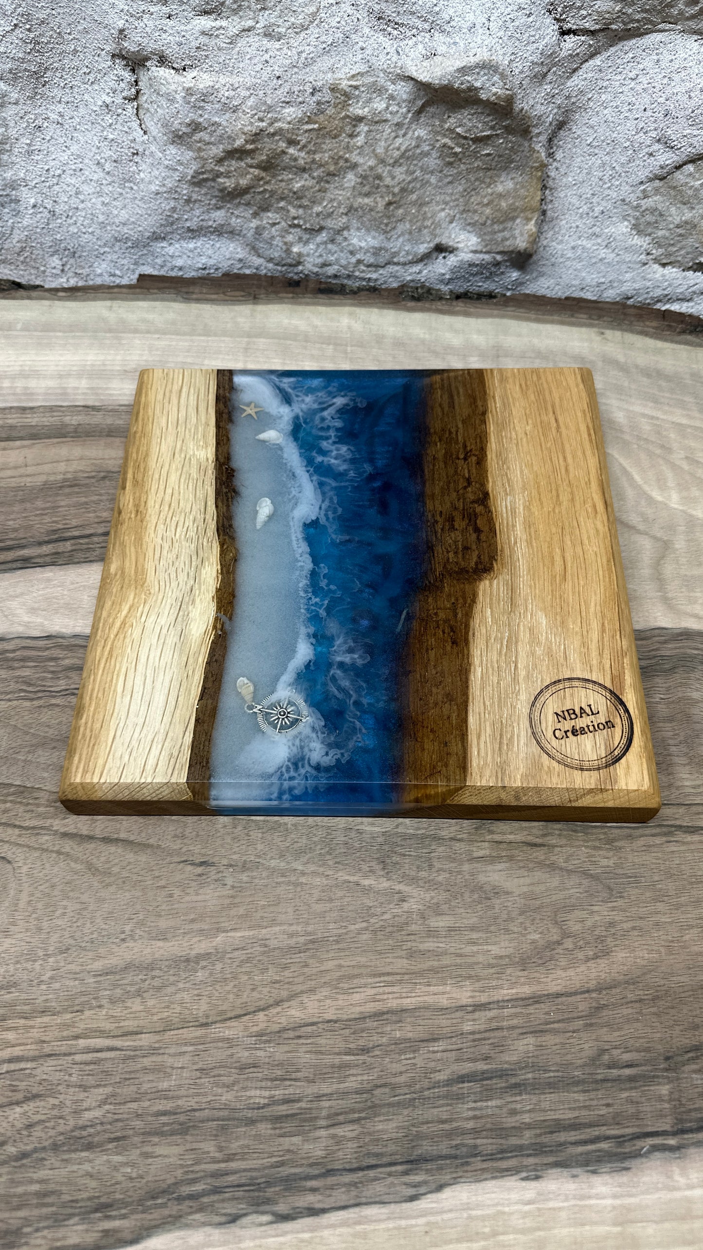 Dessous de plats effet mer