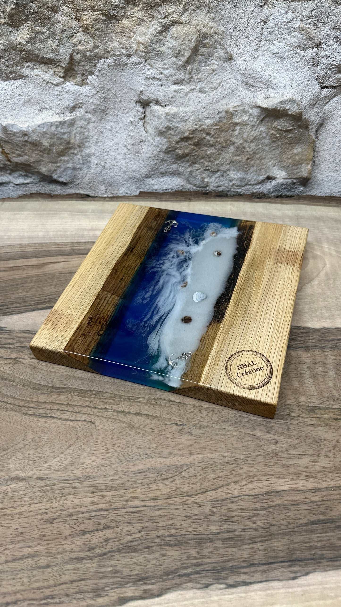 Dessous de plats effet mer