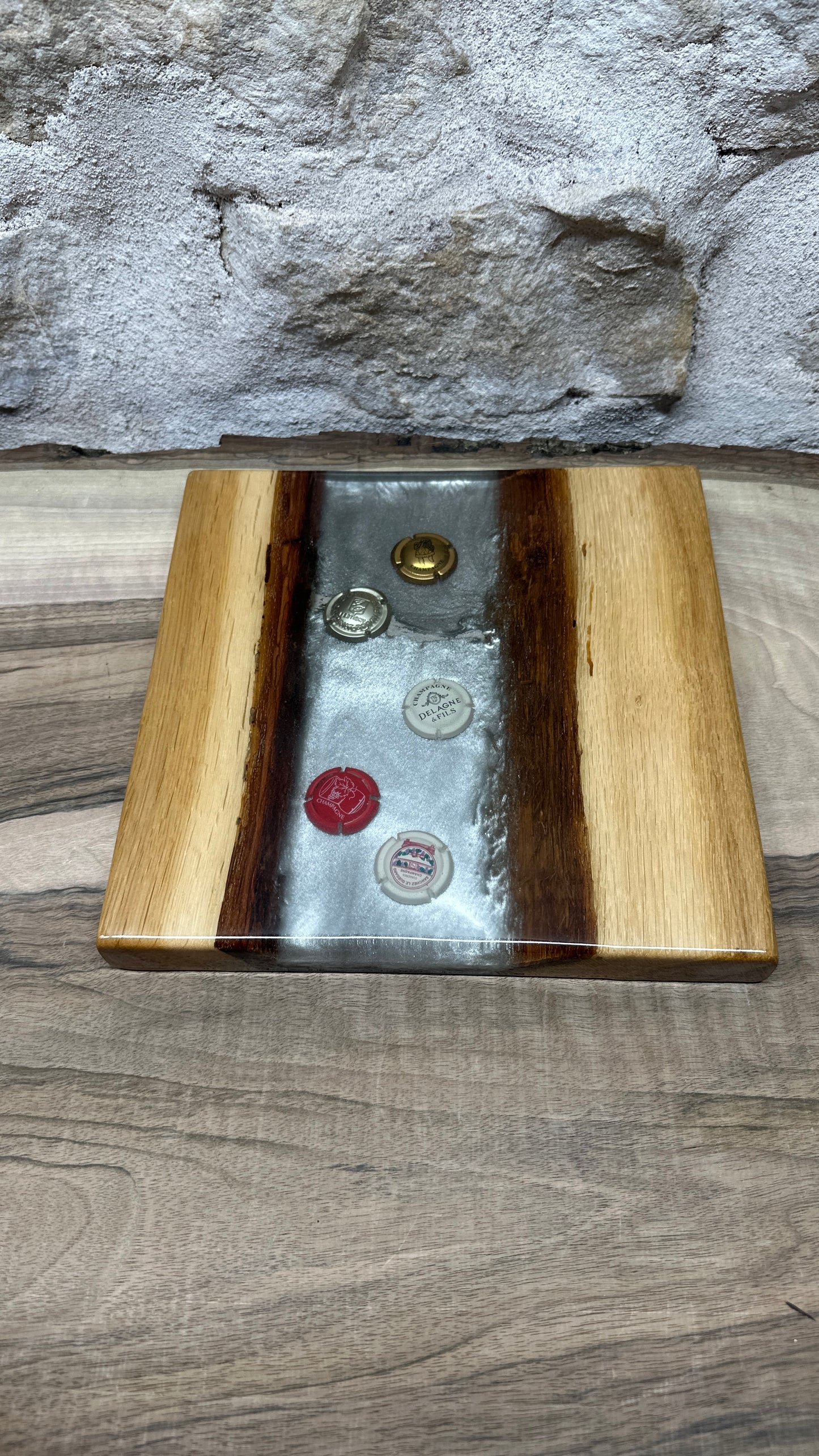 Dessous de plats capsules de champagne