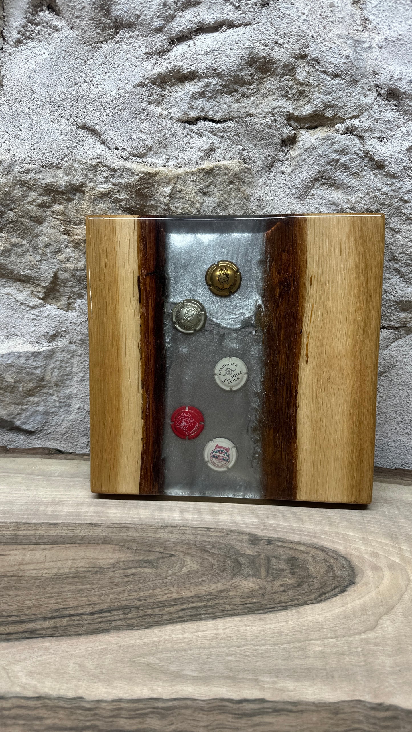 Dessous de plats capsules de champagne