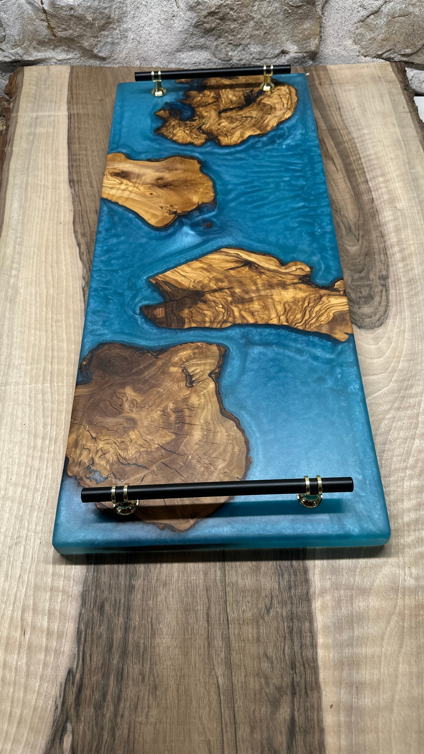 Grand Plateaux résine et bois