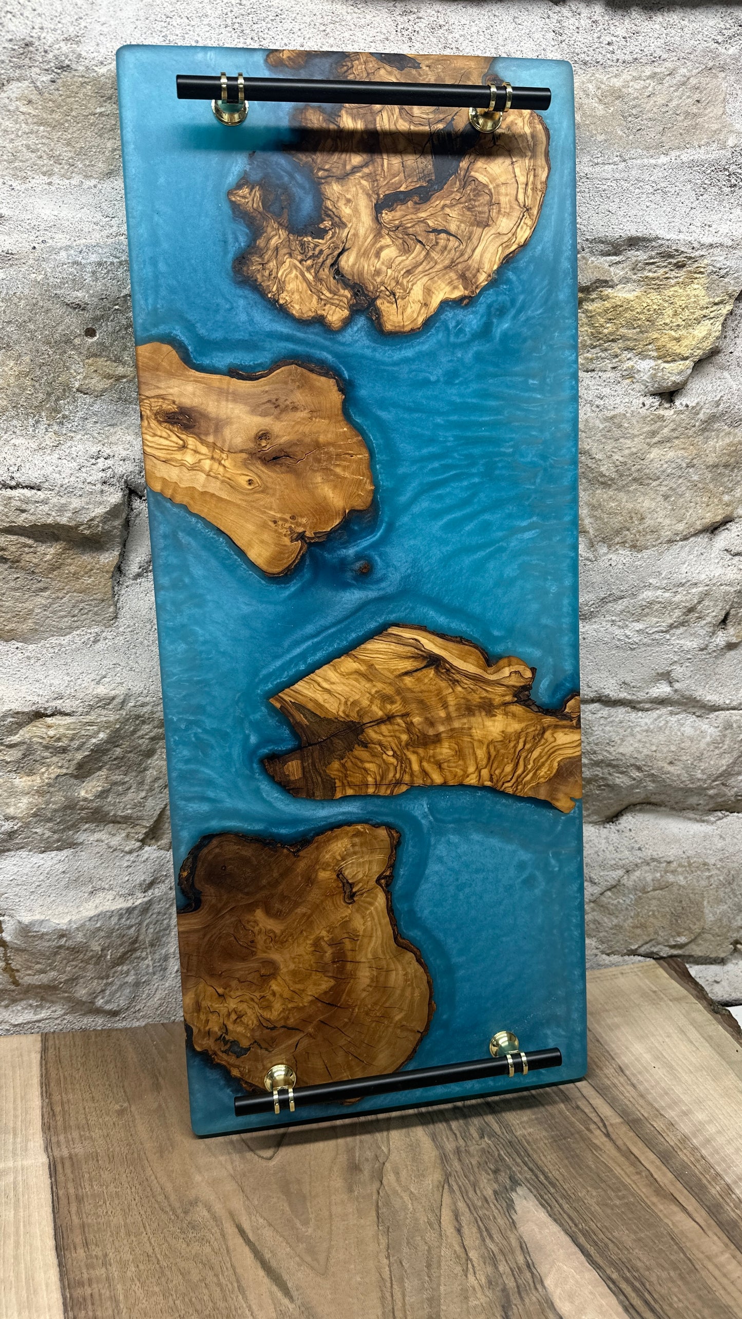 Grand Plateaux résine et bois