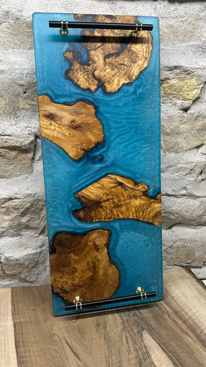 Grand Plateaux résine et bois