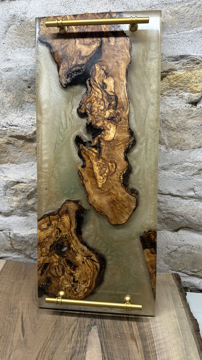 Grand Plateaux résine et bois