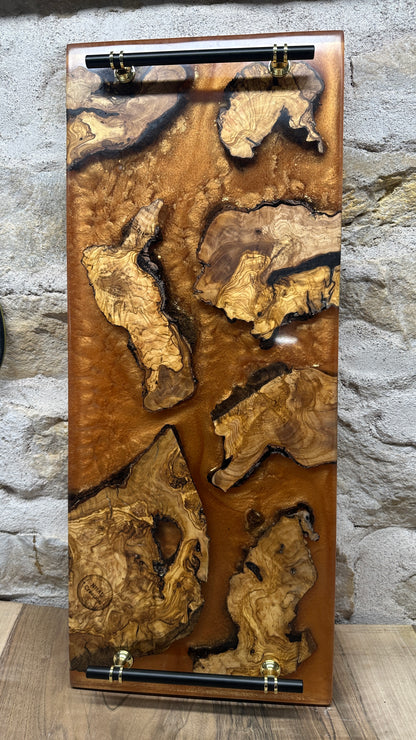 Grand Plateaux résine et bois