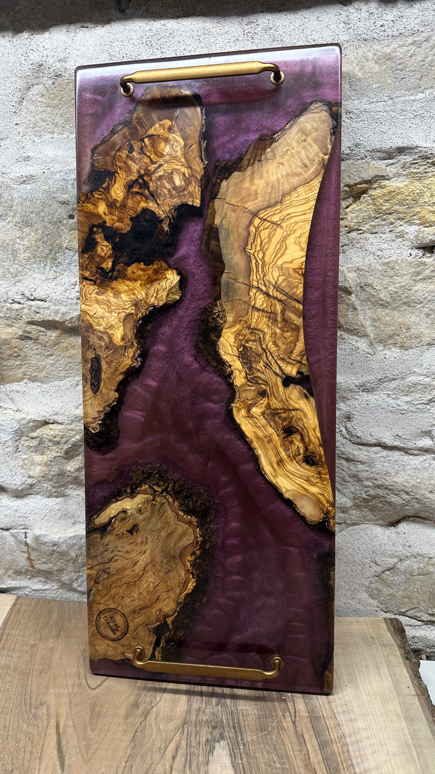 Grand Plateaux résine et bois