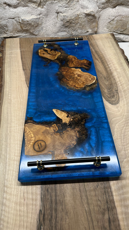 Grand Plateaux résine et bois