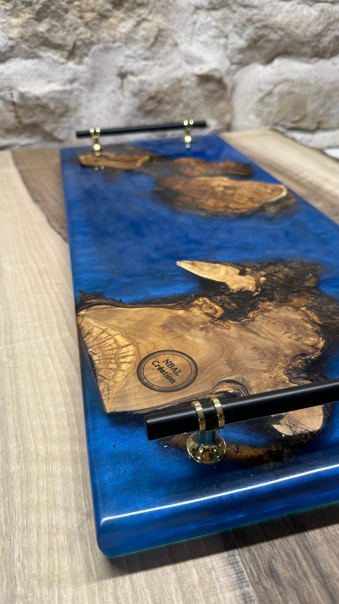 Grand Plateaux résine et bois