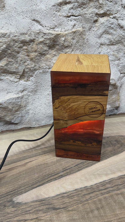 lampe Olivier/résine époxy